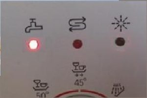 Индикатор "кран" на посудомоечной машине