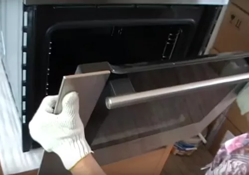 Ремонт дверцы газовой плиты - 3