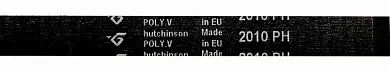 Ремень для сушильной машины 2010 H7 Ariston/Indesit (черный)