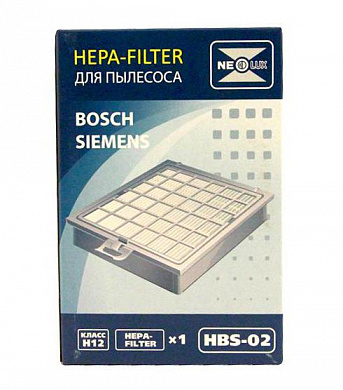 HEPA фильтр Neolux HBS-02 для пылесосов Bosch/Siemens