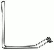 Тэн 50248390002 посудомоечной машины Electrolux/Zanussi, 1900W