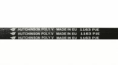 Ремень 1163 J4 стиральной машины Bosch/Siemens (черный)