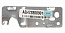 Петля для холодильника LG, верхняя правая - AEH72800901