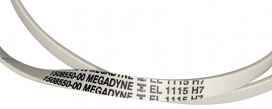 Ремень 1115 H7 Megadyne для стиральной машины, (белый)