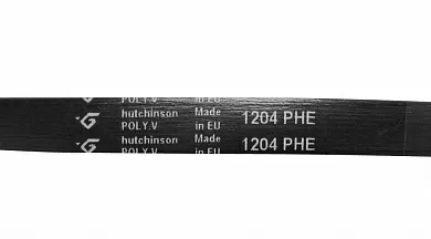 Ремень 1204 H8 Hutchison для стиральной машины, (черный)